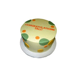 Simple Big Dots Buttercream Cake