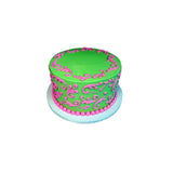 Simple Watermelon Scrolls Cake