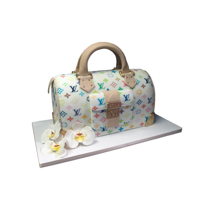 Louis Vuitton Multicolor Monogram & Orchid Cake