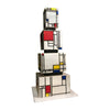beautiful representation cake made of four tiers of edible art