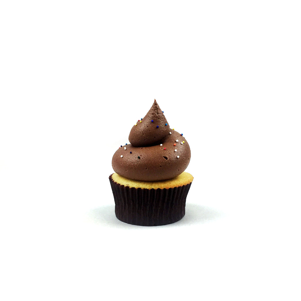 Precious Yellow Birthday Cake Cupcake